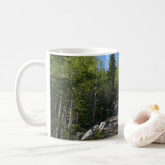Trail to Alberta Falls Kaffemugg (Med munk)