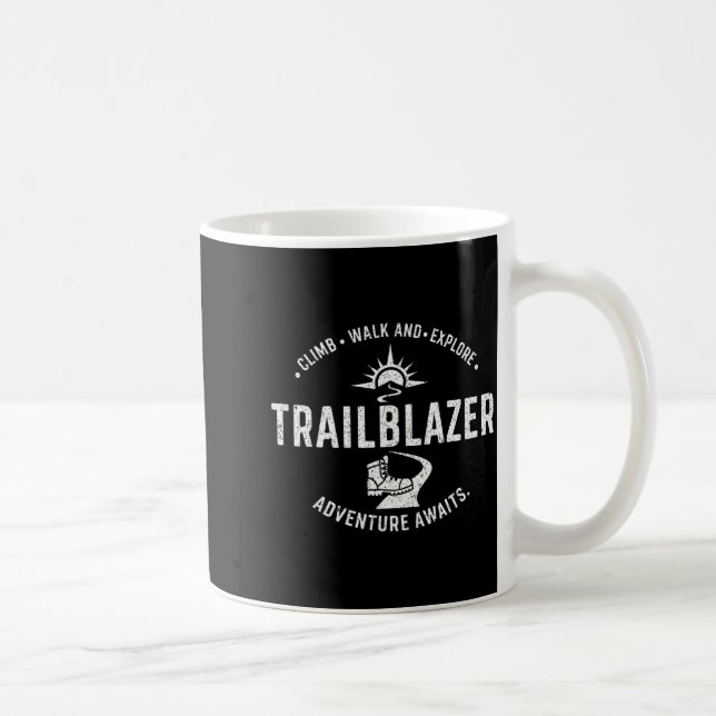 Trailblazer Adventure Awaits Hiking Climb Explore  Kaffemugg (Höger)
