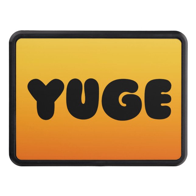 TRAILER HITCH COVER HUGE DESIGN DRAGKROKSSKYDD (Framsidan)