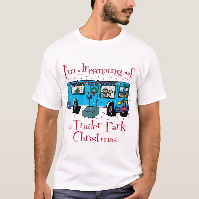 Trailer Park jul T-shirt (Framsida)