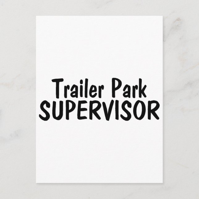 Trailer Park Supervisor Vykort (Framsida)