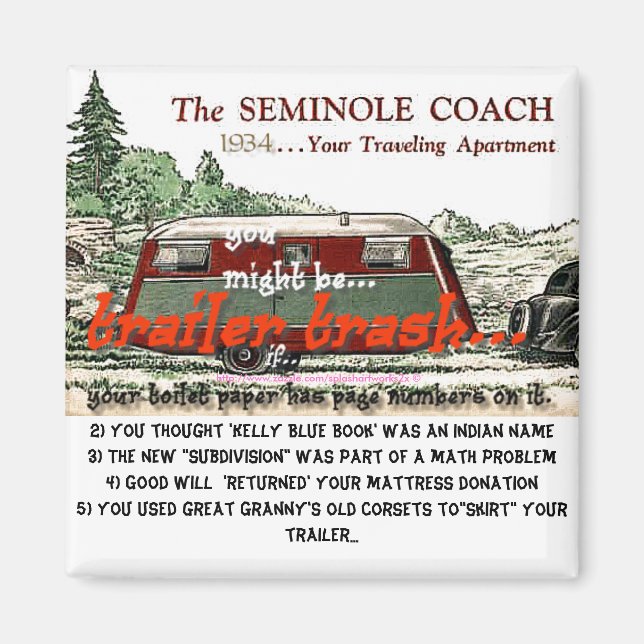 Trailer sopor-serien - Du kan vara Trailer Sopor.. Magnet (Framsidan)