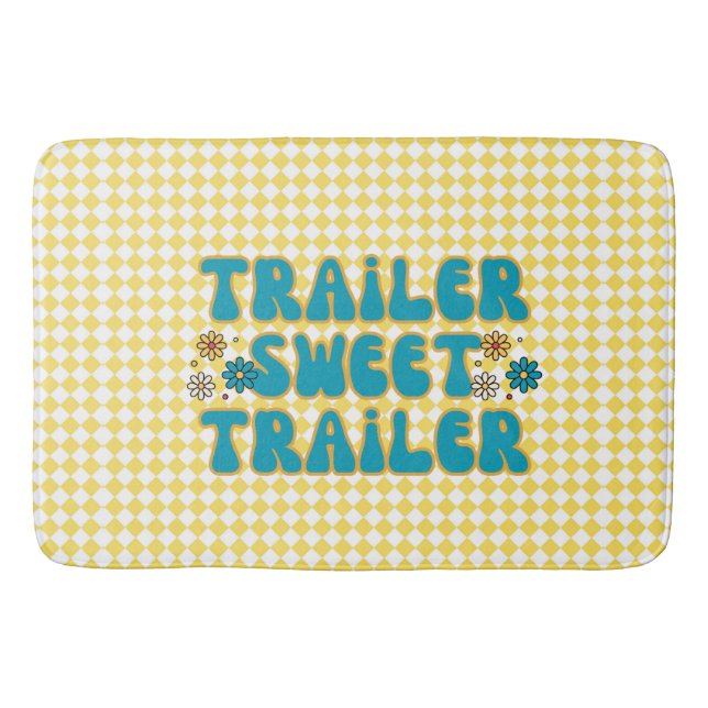 Trailer Sweet Trailer Gult Harlequin Badrumsmatta (Framsidan)