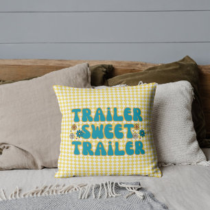 Trailer Sweet Trailer Gult Harlequin Kudde