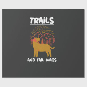 Trails and tail Wags Labrador Retriever Presentpapper