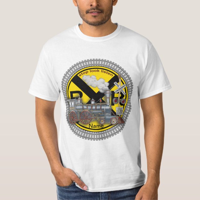 Train Crossing  t-shirt (Framsida)