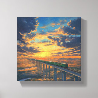 Train in the Wild Canvastryck