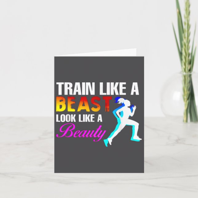 Train Like A Look Like A Beauty Fitness  Kort (Framsida)