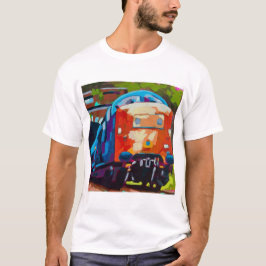 Train Painting - Gift for Train Enthusiasts T Shirt