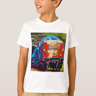 Train Painting - Gift for Train Enthusiasts T Shirt