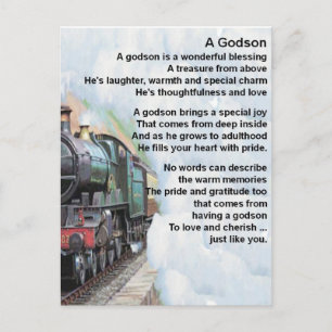 TrainGodson Dikt Vykort