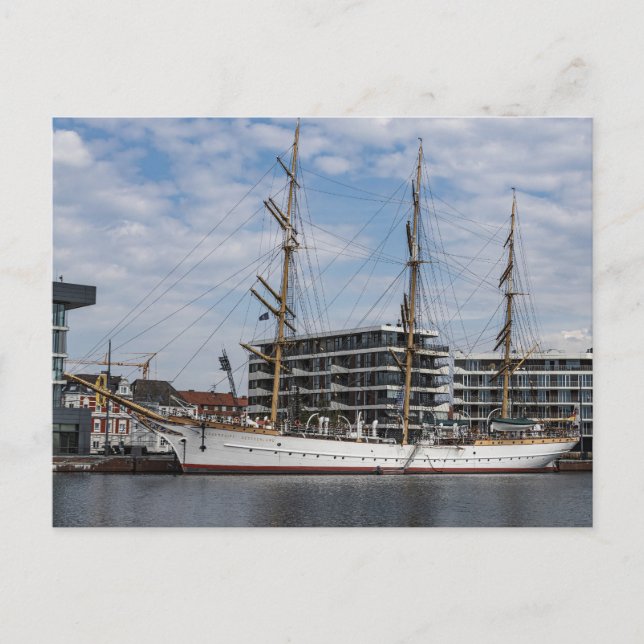 Training ship Germany Vykort (Framsida)