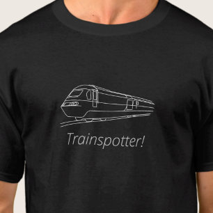 Trainspotter HST Railfan UK Railway Fläkt Enthusia T Shirt