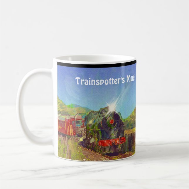 Trainspotter's Coffee Break Drinkware Mugg (Vänster)