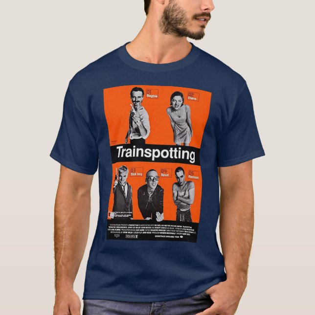Trainspotting retrofamilj t shirt (Framsida)