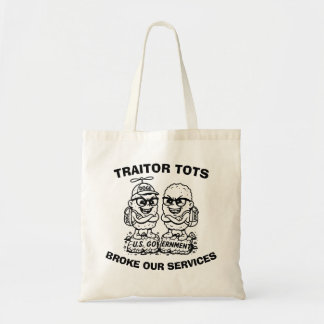 Traitor Tots Fattiga vår Service DOGE Tote Tygkasse