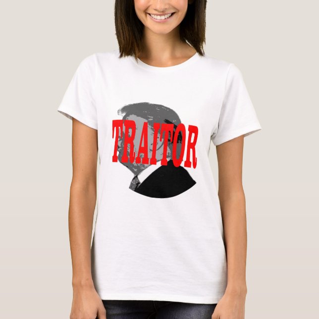 Traitor Trump T Shirt (Framsida)