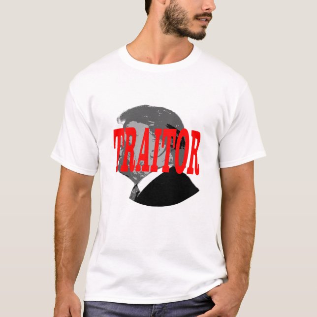 Traitor Trump T Shirt (Framsida)