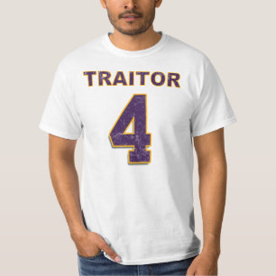 TRAITORskjorta för #4 Brett Favre Viking Tee Shirt