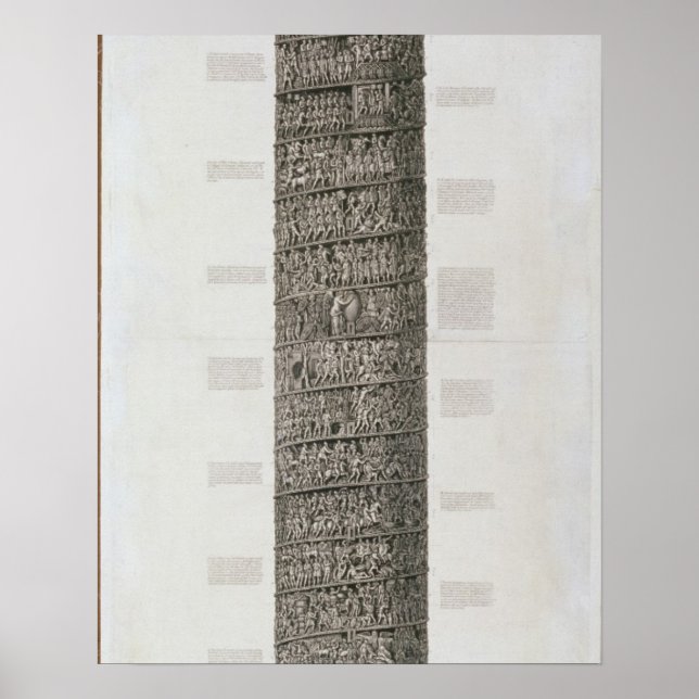 Trajans kolonn (engrering) poster (Framsidan)
