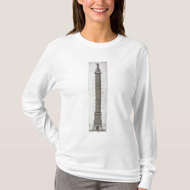 Trajans kolonn (gravyr) t shirt (Framsida)