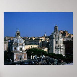 Trajans kolonn Rom-Italien Poster