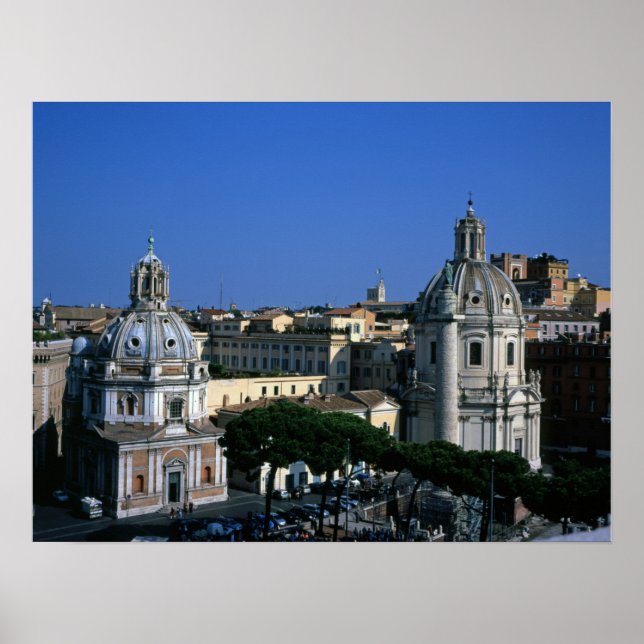 Trajans kolonn Rom-Italien Poster (Framsidan)