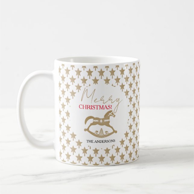 Träjul, rakinghäst kaffemugg (Vänster)