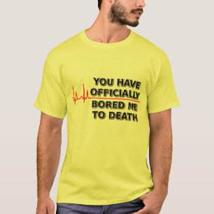 Tråkade Ut Mig Till Döds Rolig T-Shirt Humor