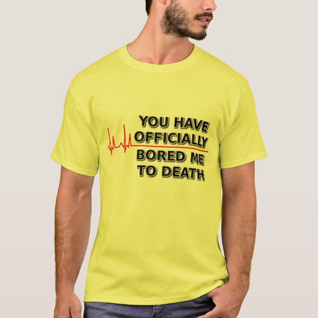 Tråkade Ut Mig Till Döds Rolig T-Shirt Humor (Framsida)