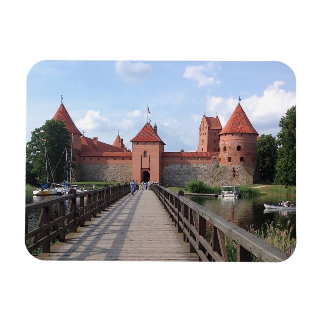 Trakai Island Castle - LITHUANIA — Magnet (Horisontell)