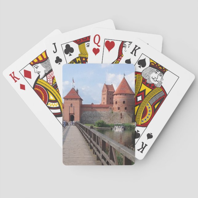 Trakai Island Castle - LITHUANIA — Spelkort (Baksidan)