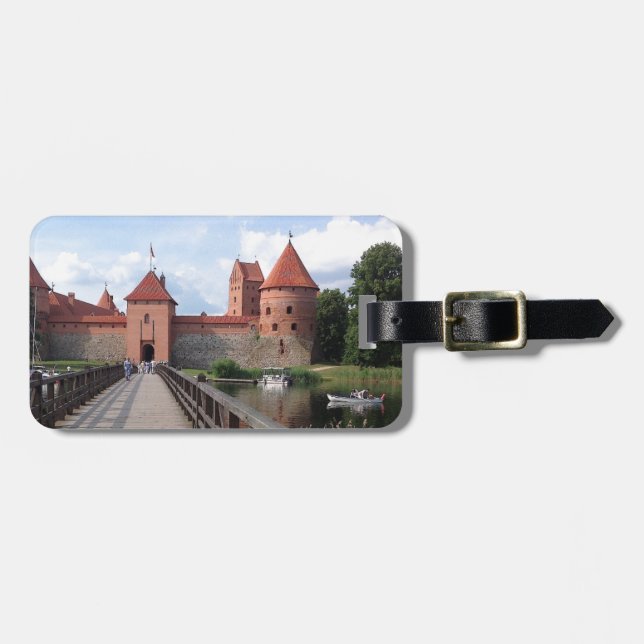 Trakai öslott - LITAUEN --- Bagagebricka (Horisontell Framsida)