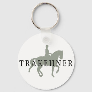 TRAKEHNER med den Dressagehästen & ryttaren Nyckelring