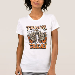 Trakeostomi Halloween-sköterska Bus eller gods Des T Shirt