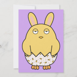 Tråkig kaninunge inbjudningar