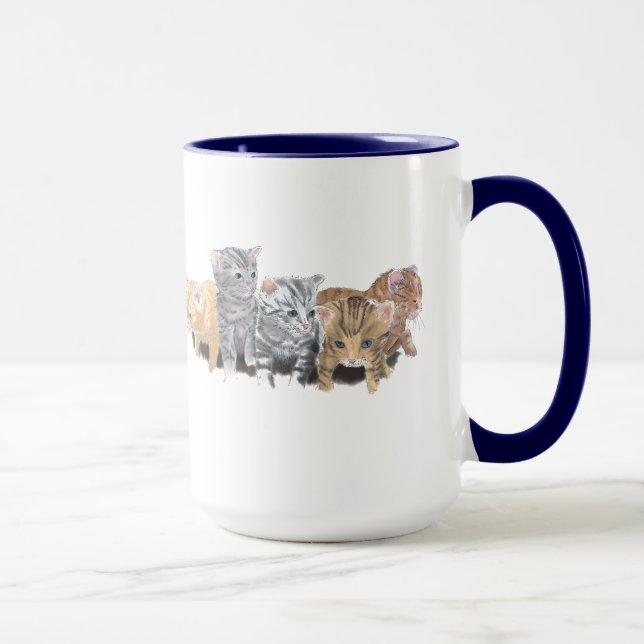 Tråkigt nog Cute Kittens Mugg (Höger)