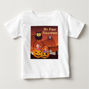 Tråkigt nog kute "Min första Halloween" T Shirt