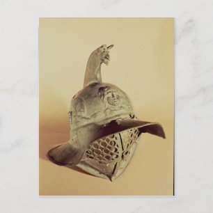 Trakisk gladiators hjälm vykort
