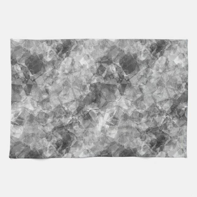 Träkol i Struktur Kökshandduk (Horisontell)