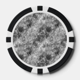 Träkol i Struktur Poker Marker