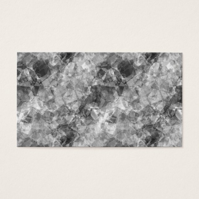 Träkol i Struktur Visitkort (Framsidan)