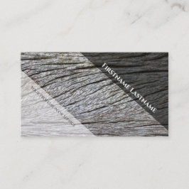 Träkorna av elegant, vita träslag av stil visitkort