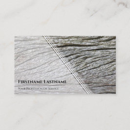 Träkorna av elegant, vita träslag av stil visitkort