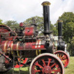 TRAKTIONSMOTORER CANVASTRYCK<br><div class="desc">En fotografisk utformning av en vackert återställd ångmotor för vintage.</div>