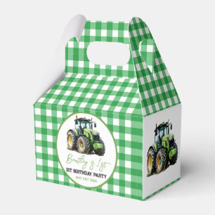 Traktor 1:a födelsedag Party Roligt Farm Presentaskar