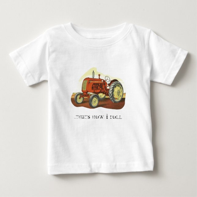 traktor, ...Det är så jag rullar Tee Shirt (Framsida)