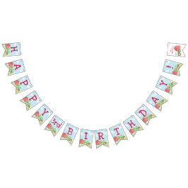 Traktor Farm Birthday Banner Vimplar