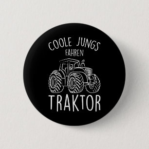 Traktor för coola av pojkar för framdrivning av fo knapp