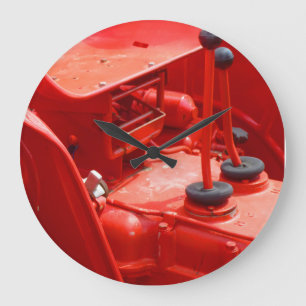 Traktor för David brunt 880 Stor Klocka